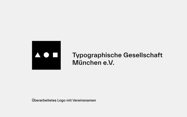 Überarbeitetes tgm-Logo (Bildmarke) mit Vereinsnamen (Wortmarke)
