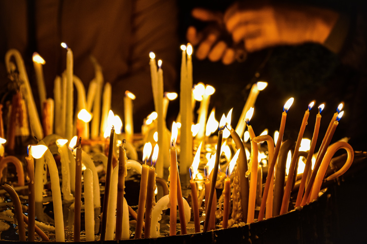 Kerzen in Jerusalem