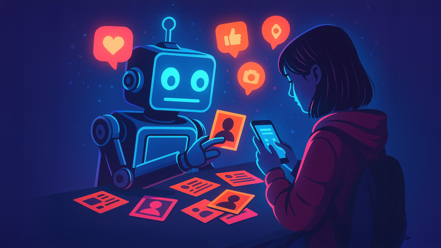 KI greift auf Social-Media-Datein zu