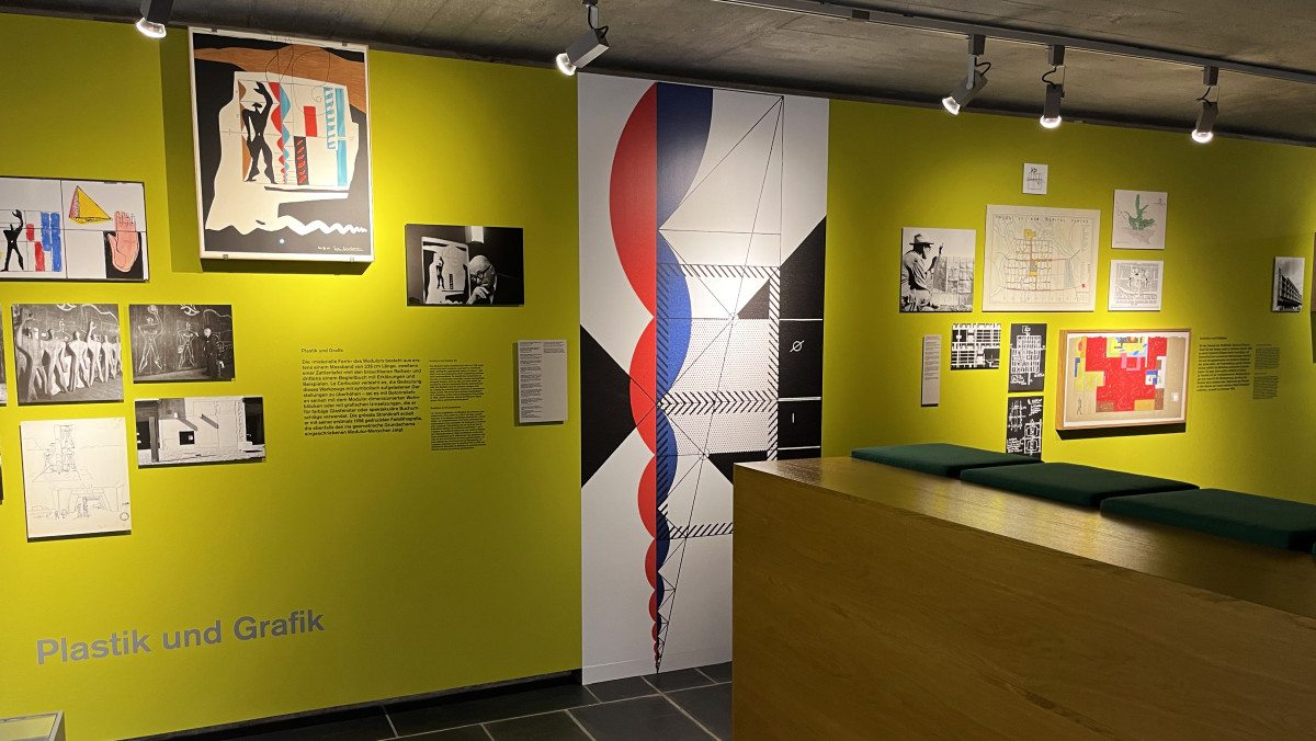 Blick in die Modulor-Ausstellung in Zürich