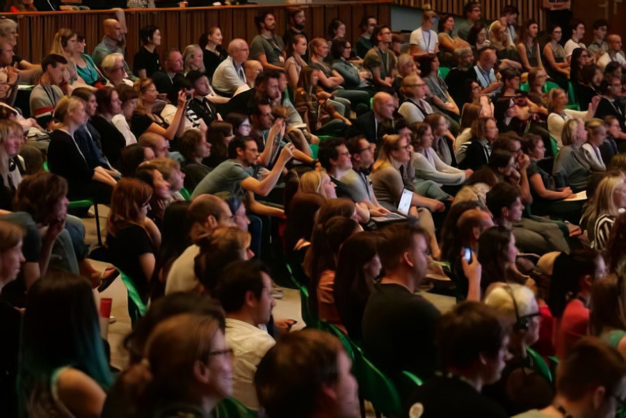 Auditorium bei der TypoBerlin