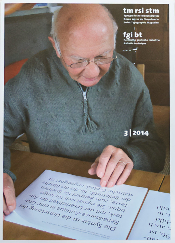 Typografische Monatsblätter, Ausgabe 03-2014