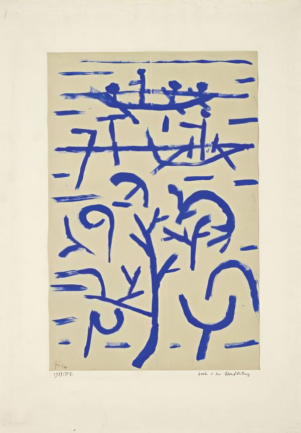 Paul Klee, Boote in der Überflutung, 1937