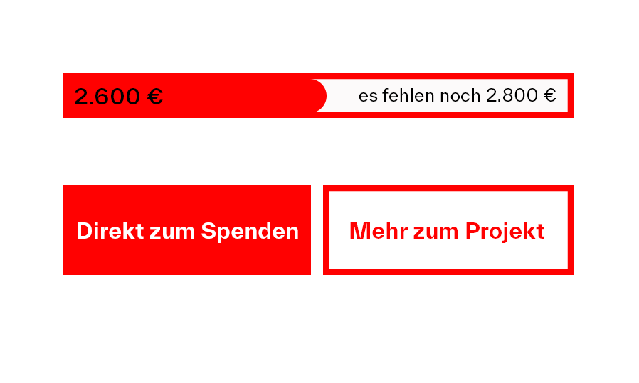 Spendenaufruf für das Projekt 