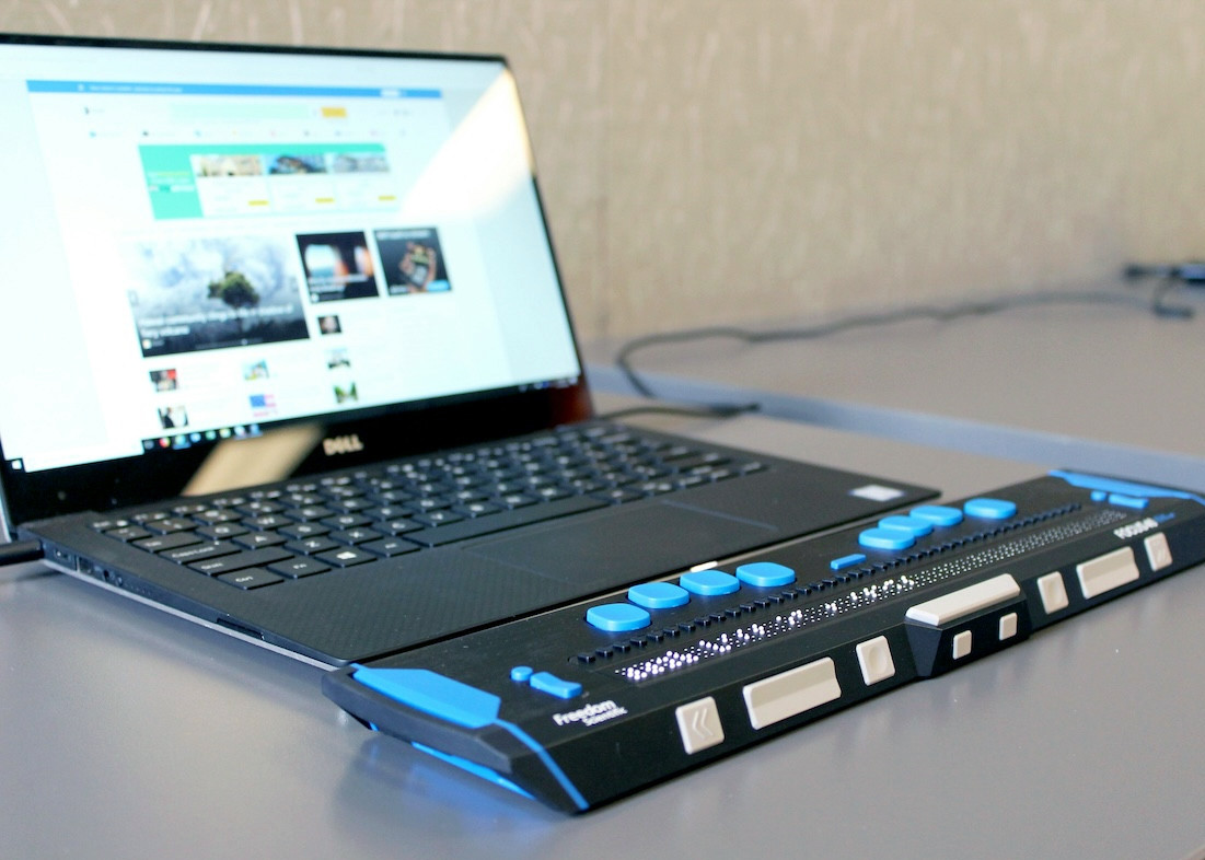 Tastatur für Blinde