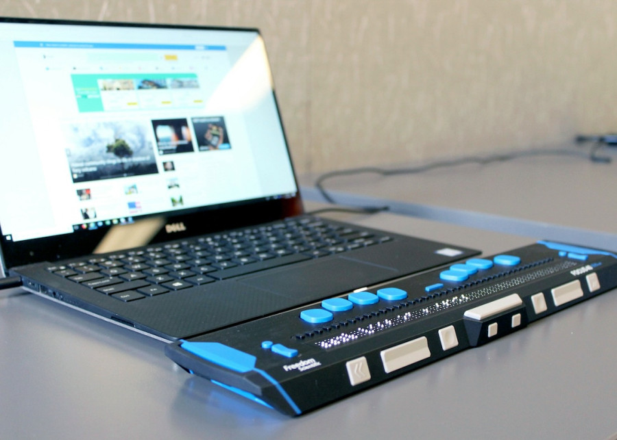 Tastatur für Blinde