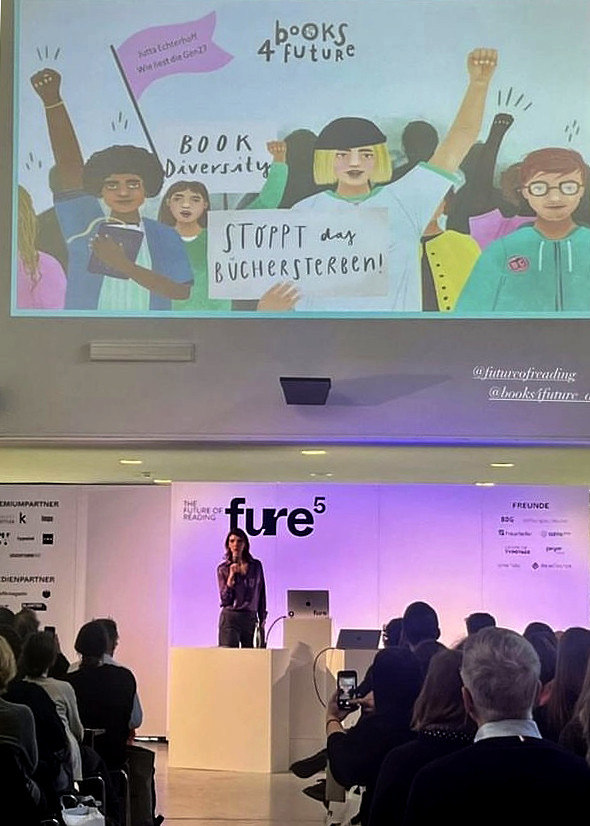 Jutta Echterhoff auf einer Konferenz