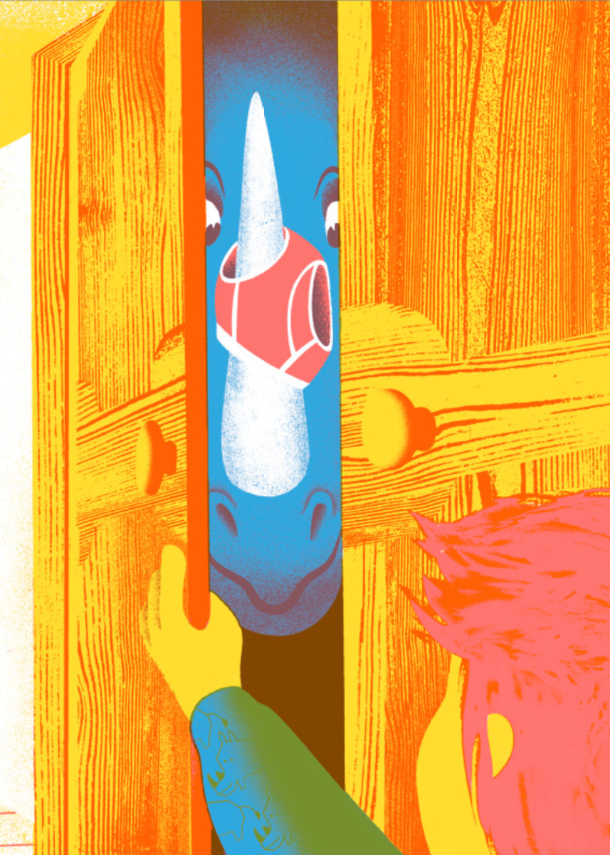 Aus dem Buch von Noemi Schneider »Ludwig und das Nashorn«