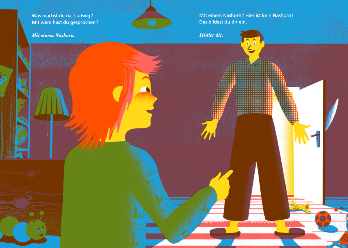 Aus dem Buch von Noemi Schneider »Ludwig und das Nashorn«