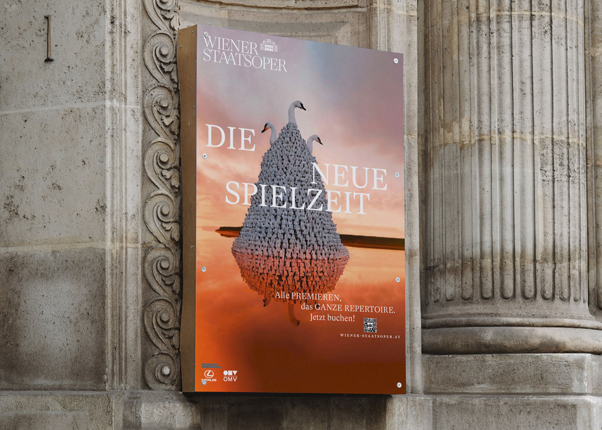 Das Plakat für die Wiener Staatsoper