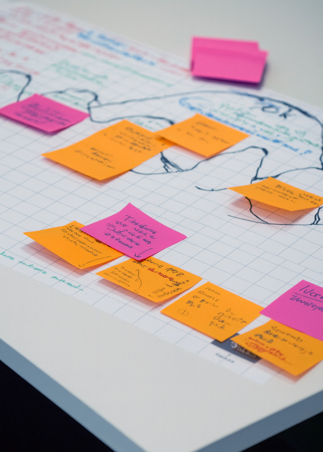 Arbeitsprozess beim Workshop