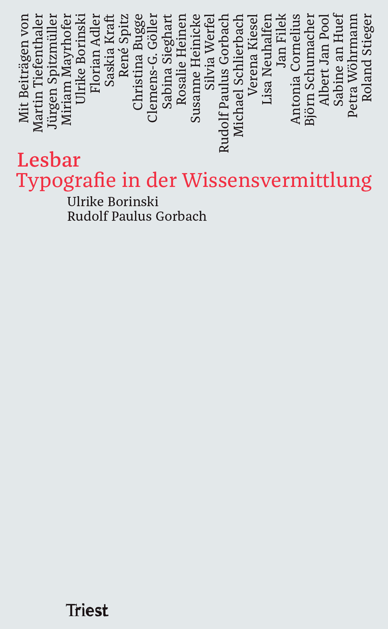 Lesbar: Typografie in der Wissensvermittlung