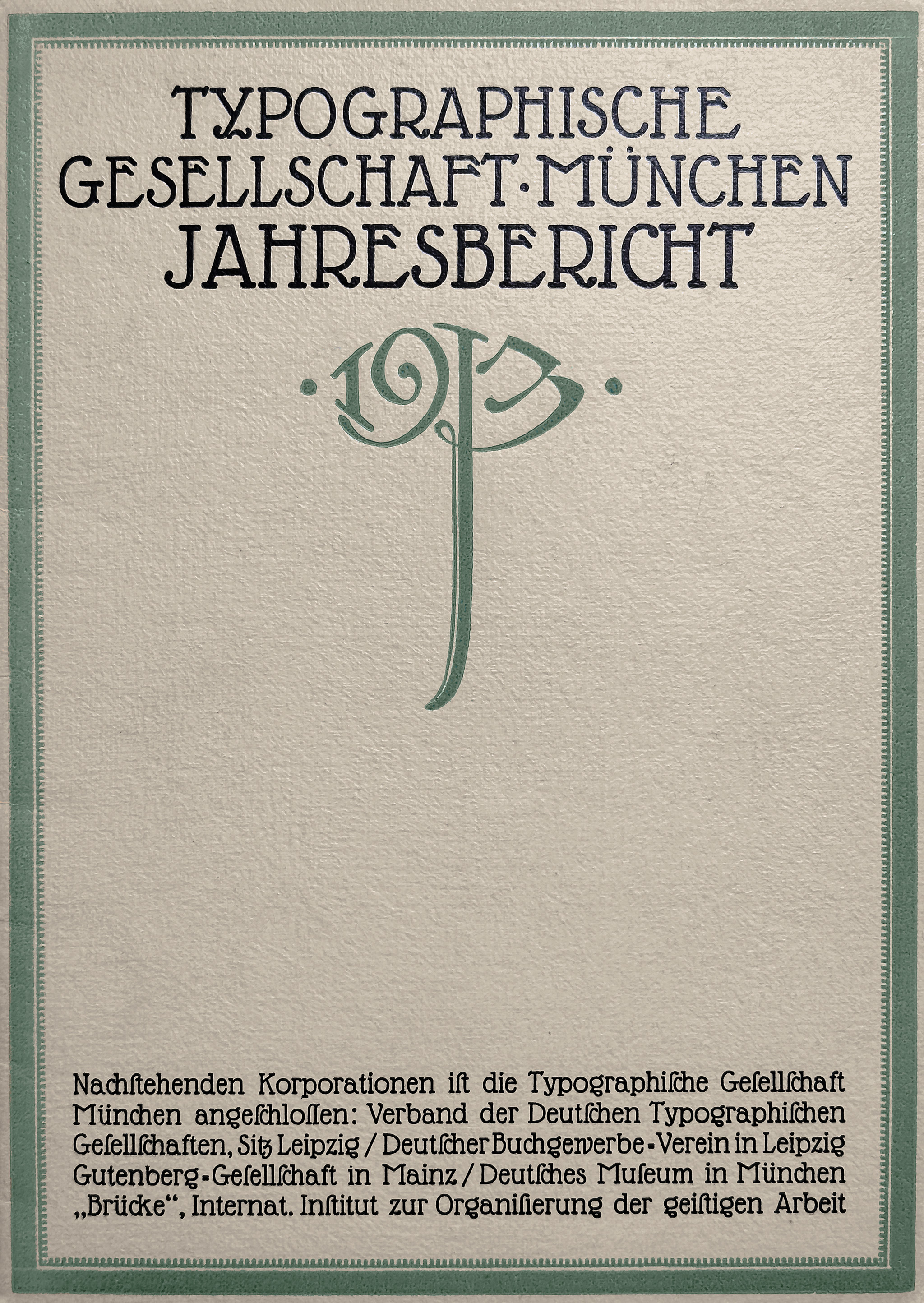 Jahresbericht 1913.